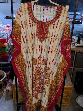 BCL5 CALIFORNIA WOMAN African-inspired Dashiki Kaftan Maxi Dress
